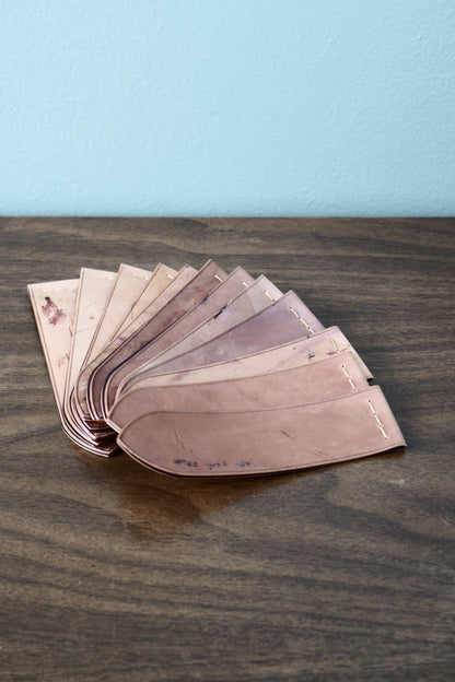 Bookmarks-Horween Shell Cordovan (RECYCLED SCRAPS)