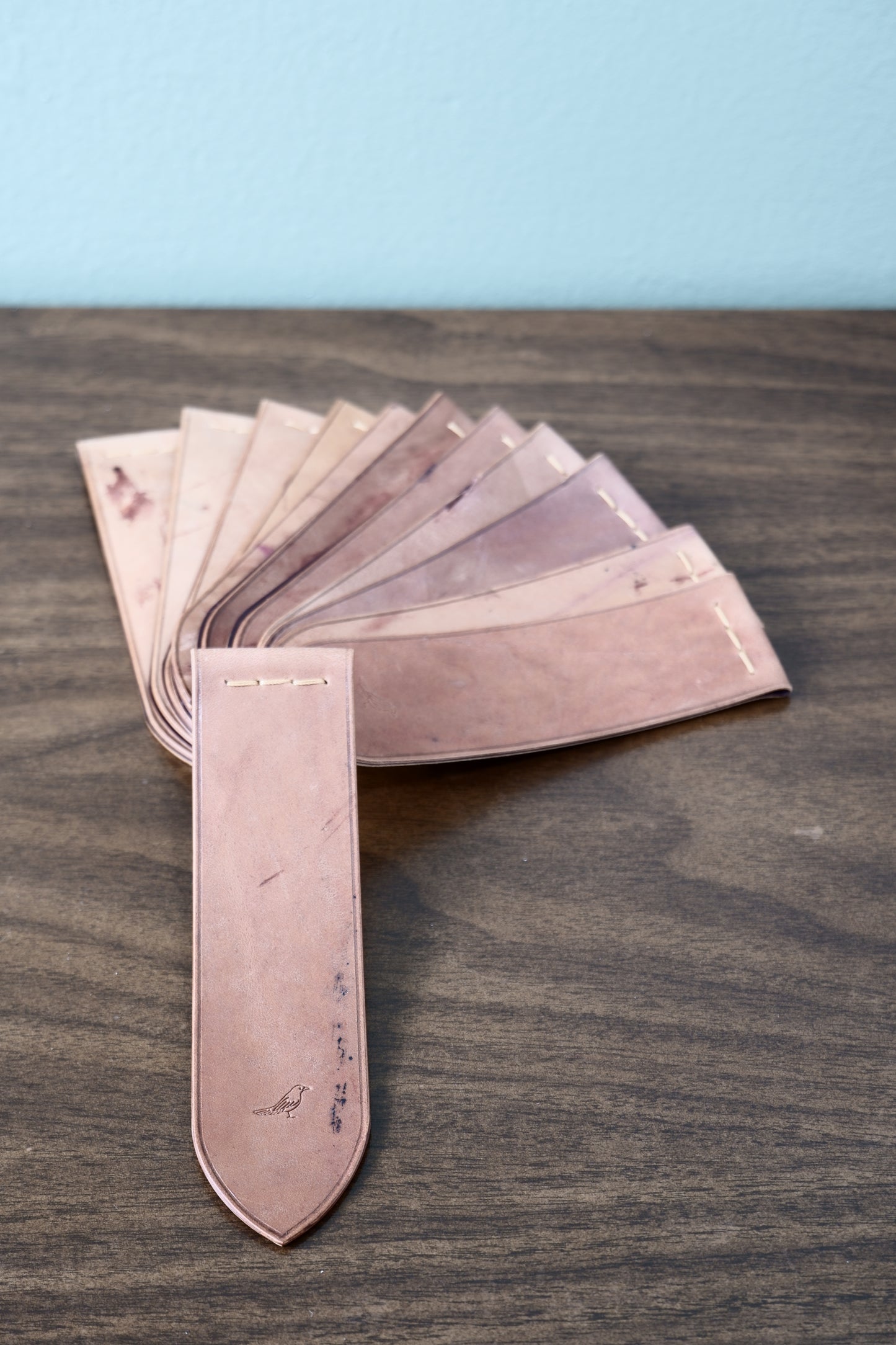 Bookmarks-Horween Shell Cordovan (RECYCLED SCRAPS)