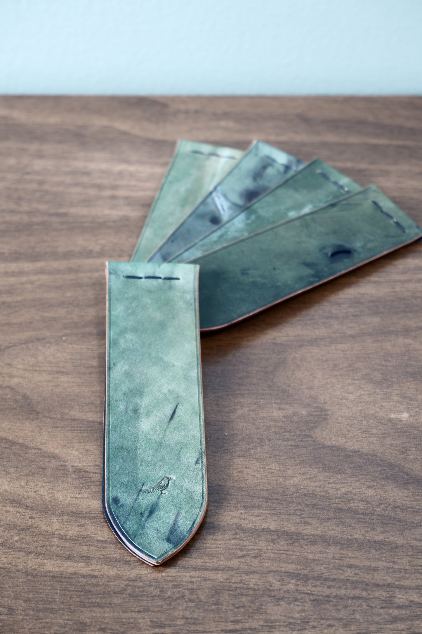 Bookmarks-Horween Shell Cordovan (RECYCLED SCRAPS)